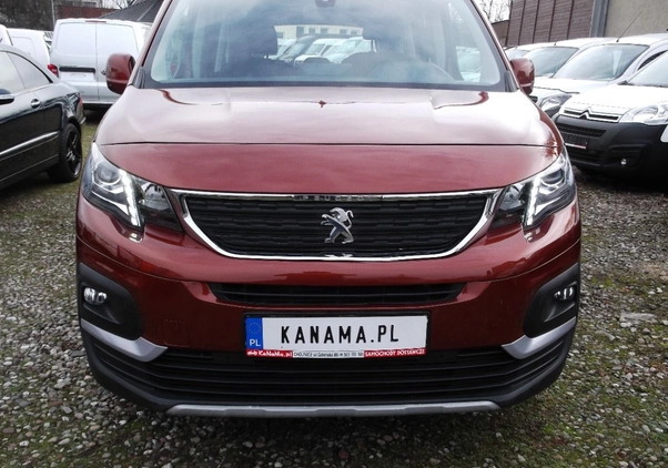 Peugeot Rifter cena 81700 przebieg: 94900, rok produkcji 2020 z Młynary małe 781